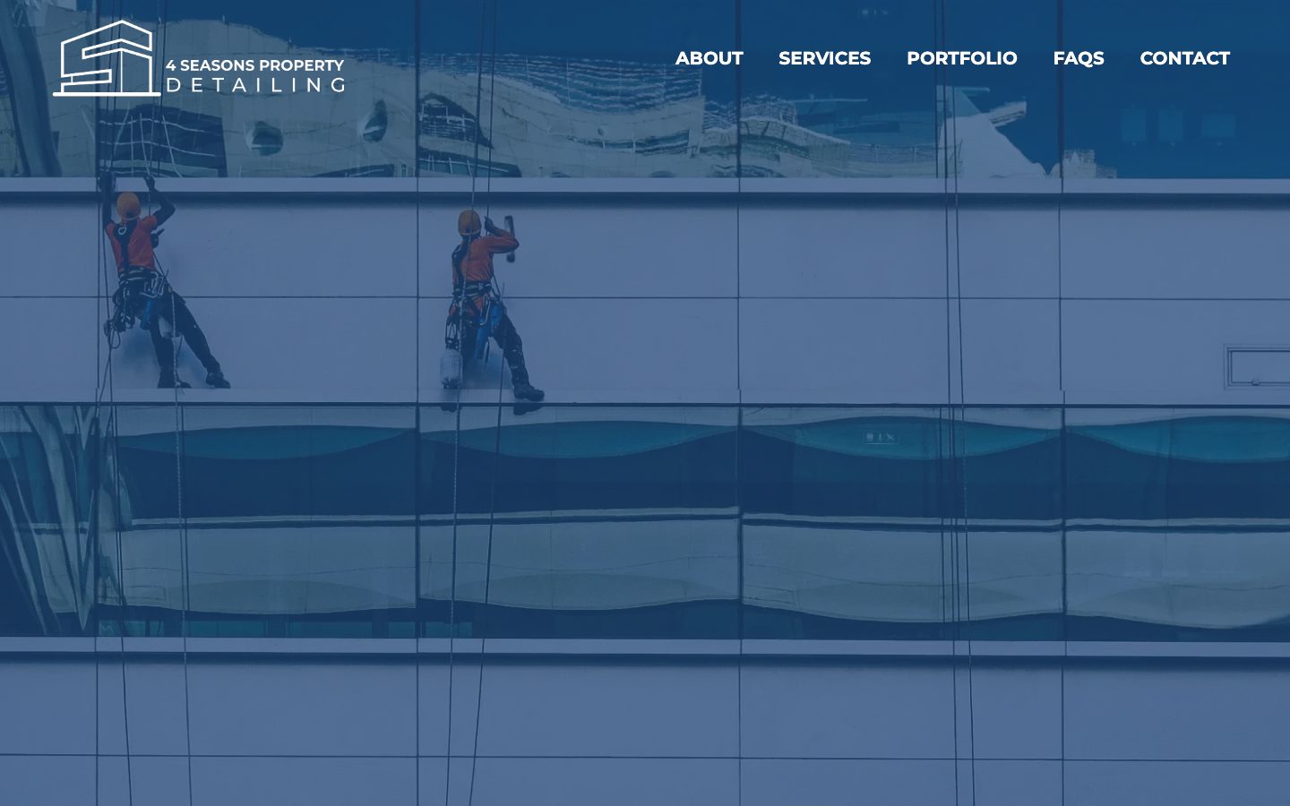 4 Seasons Property Detailing website, after the rebuild