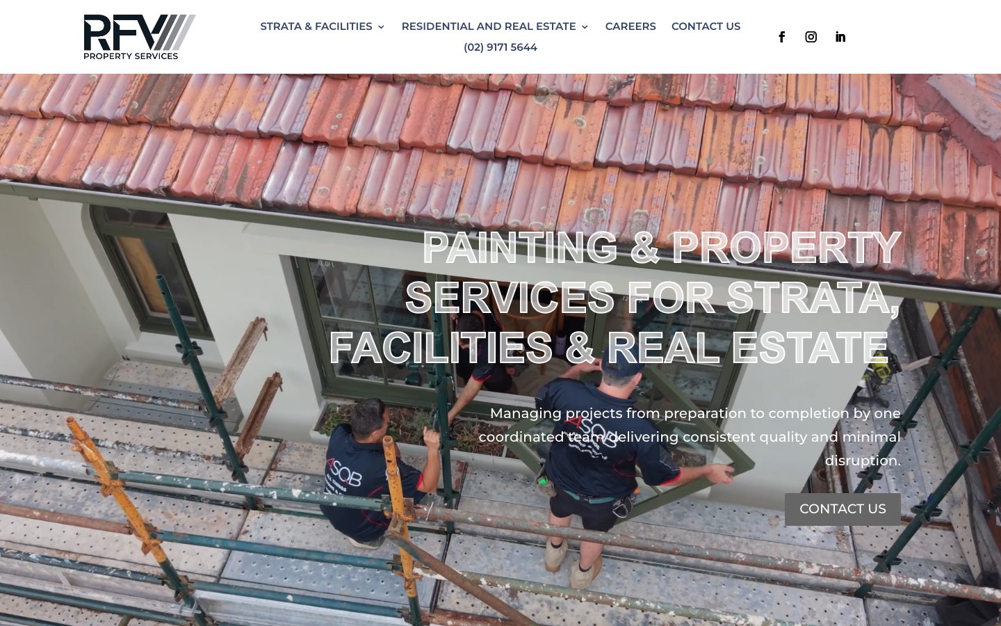 RFVPS website, after the rebuild